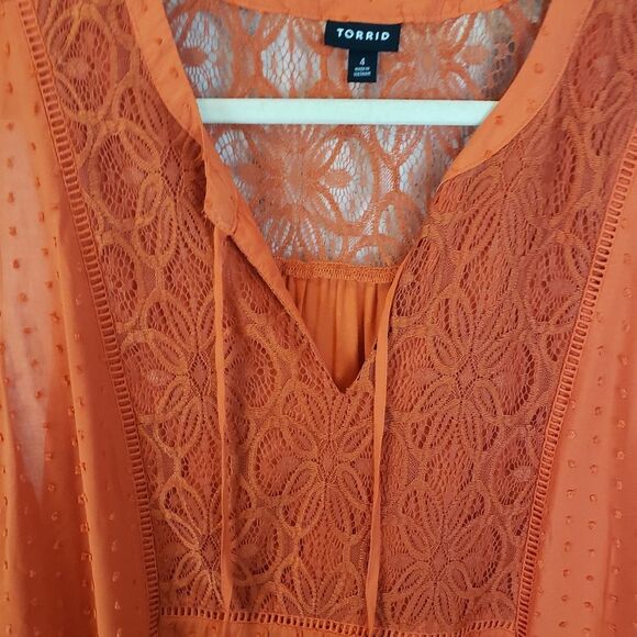 Torrid Clip Dot Tank Sz 4X - Picture 3 of 7